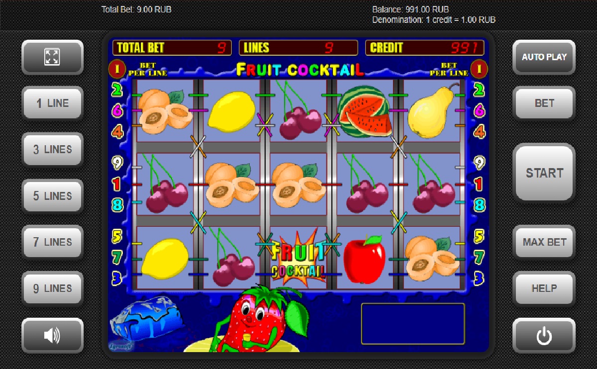 игровые автоматы играть бесплатно  fruit cocktail